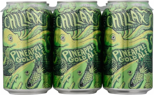 Bootstrap Chillax Pinapple Gold Ale Beer Perspective: front