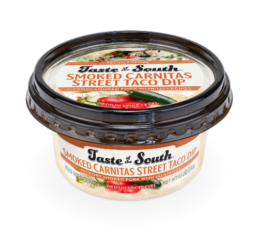 Taste Of The South® Smoked Carnitas Street Taco Dip Perspective: front