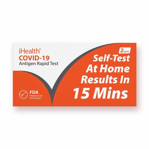 iHealth COVID19 Antigen Rapid Test, 2 pk Harris Teeter