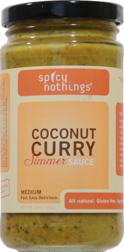 Spicy Nothings Coconut Curry Simmer Sauce Perspective: front