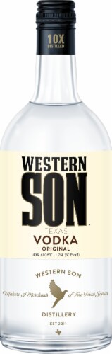 Western Son Texas Vodka Perspective: front