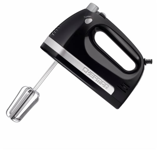 Chefman 250 Watt 5 Speed Hand Mixer - Black Perspective: front
