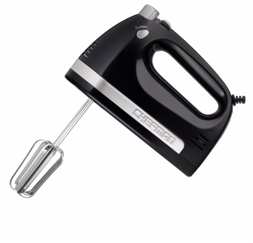 Chefman 250 Watt 5 Speed Hand Mixer - Black Perspective: front