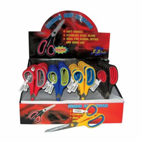 Diamond Visions SC-0179 8 in. Cushion Grip Scissors- - pack of 48 Perspective: front