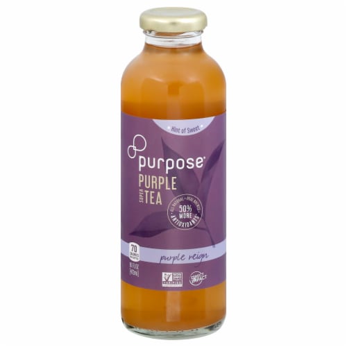 Purpose Tea Purple Reign Super Tea Perspective: front