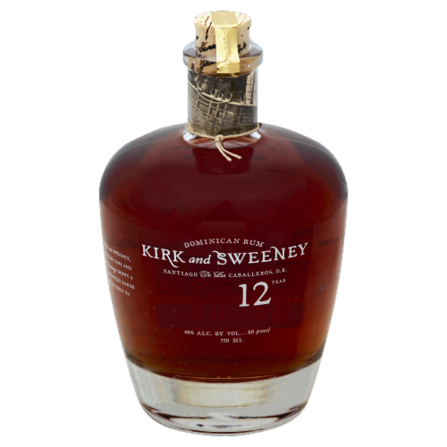 Kirk and Sweeney Dominican Rum 12 Year Perspective: front