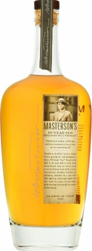Masterson's Rye Whiskey Perspective: front