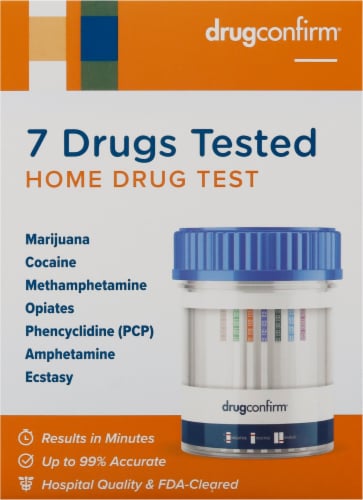 DrugConirm 7 Drugs Home Test Perspective: front