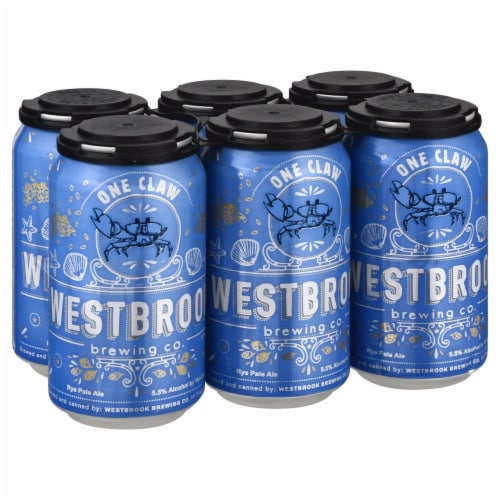 Westbrook Brewing Company One Claw Rye Pale Ale Perspective: front