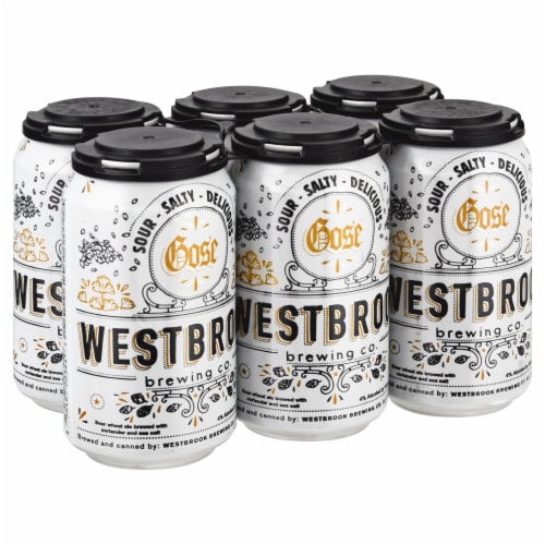 Westbrook Brewing Co. Gose Sour Wheat Ale Perspective: front