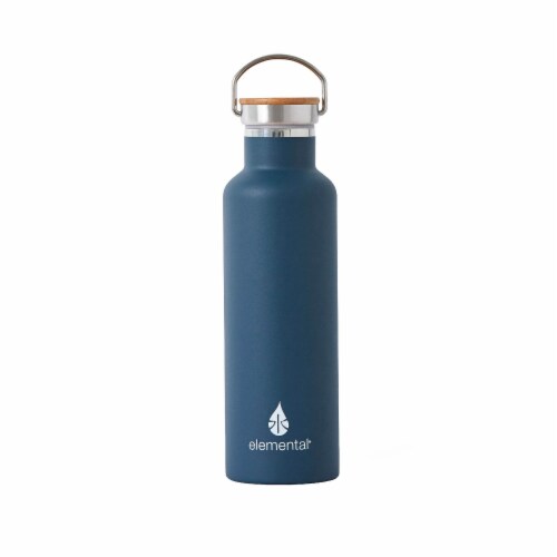 BOZ Stainless Steel Water Bottle XL - Two-Pack Bundle, Blue / Black, (1 L /  34oz) Wide Mouth, 2 - Kroger