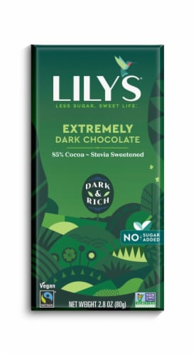 Lily’s Extremely Dark Chocolate Bar Perspective: front
