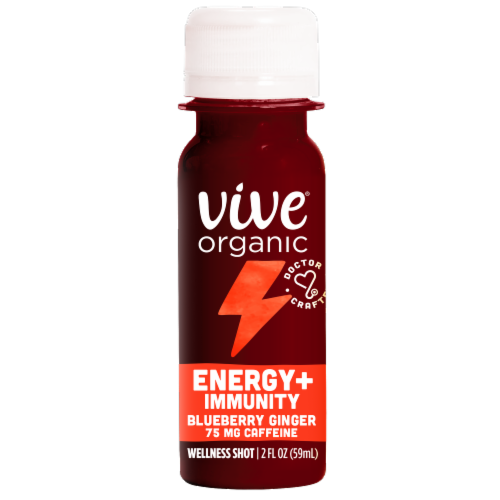 Vive® Organic Energy + Focus Energy Shot Perspective: front