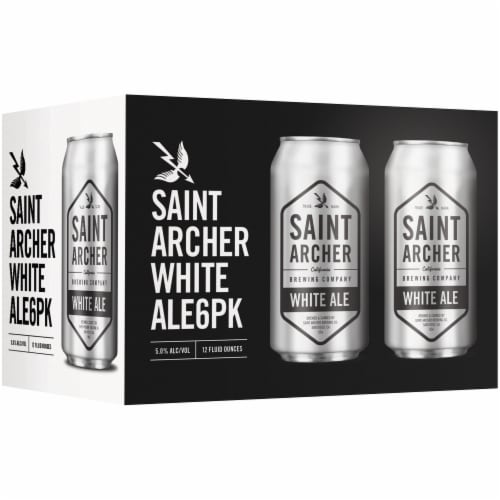Saint Archer White Ale Beer Perspective: front