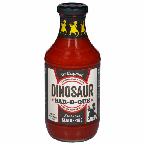 Dinosaur Sensuous Slathering Bar-B-Que Sauce Perspective: front