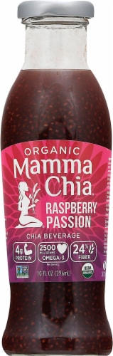 Mamma Chia Organic Raspberry Passion Chia Vitality Beverage Perspective: front