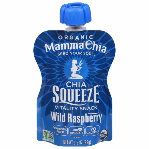 Mamma Chia  Organic Chia Squeeze   Wild Raspberry Perspective: front