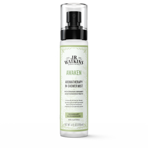 J.R. Watkins Awaken In-Shower Mist - Rosemary and Rosewood Perspective: front
