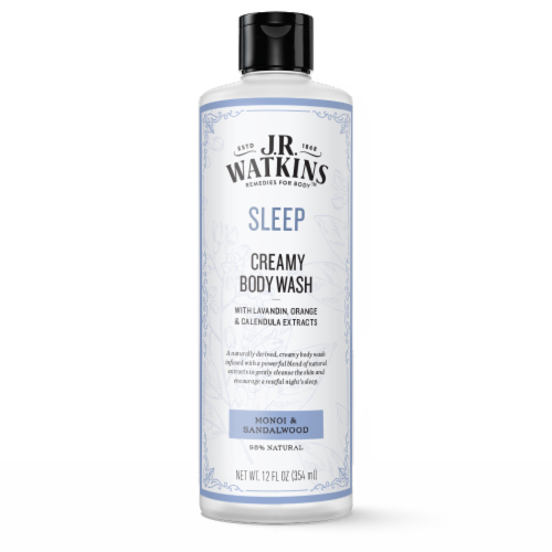 J.R. Watkins Sleep Creamy Body Wash Perspective: front