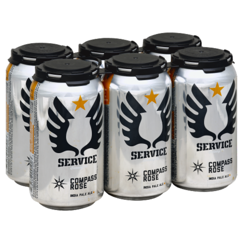 Service Brewing Co. Compass Rose India Pale Ale Perspective: front