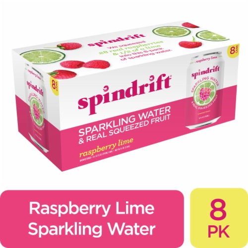 Spindrift® Raspberry Lime Flavored Sparkling Water Cans