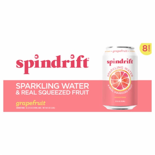 Spindrift® Grapefruit Flavored Sparkling Water Cans