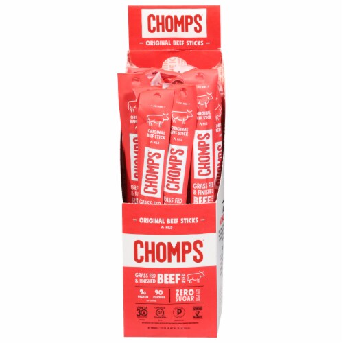Chomps® Original Flavor Beef Snack Sticks Perspective: front