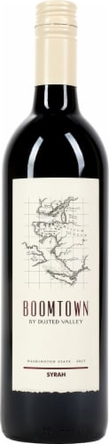 Dusted Valley Vineyards Boomtown Syrah Perspective: front