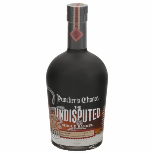 Puncher's Chance the Undisputed Single Barrel Kentucky Straight Bourbon Whiskey Perspective: front