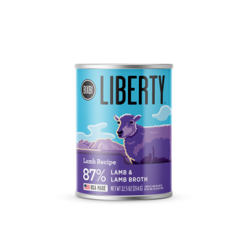 BIXBI Liberty Limited Ingredient Lamb Recipe Wet Dog Food Perspective: front