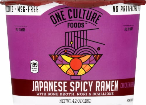 One Culture Foods Japanese Spicy Ramen Perspective: front