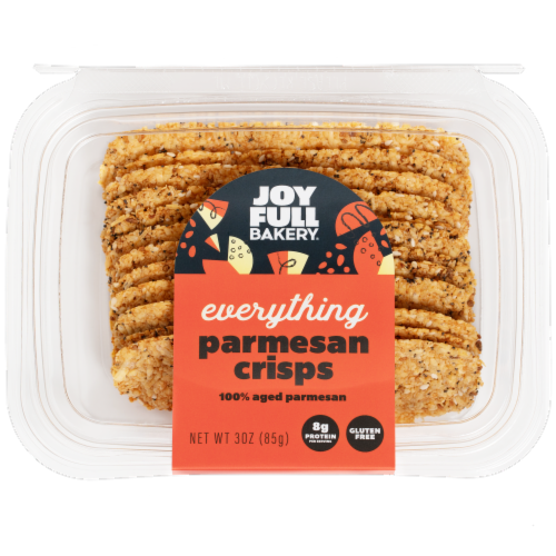 Joyfull Bakery® Everything Parmesan Crisps Perspective: front