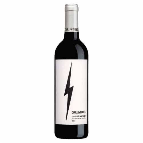 Charles & Charles Bolt Cabernet Sauvignon Washington Red Wine 750 ml Perspective: front