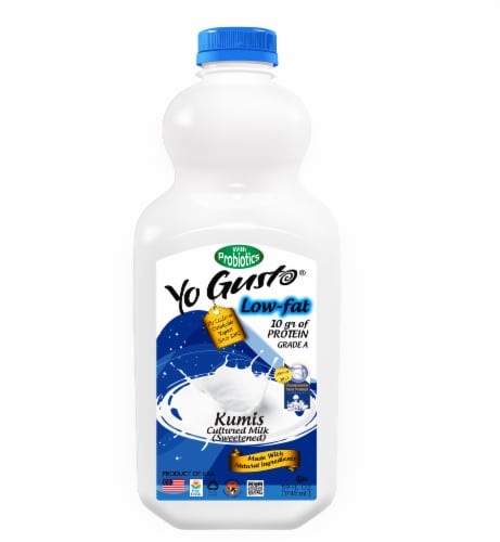 YoGusto® Low Fat Kumis Drinkable Yogurt Perspective: front