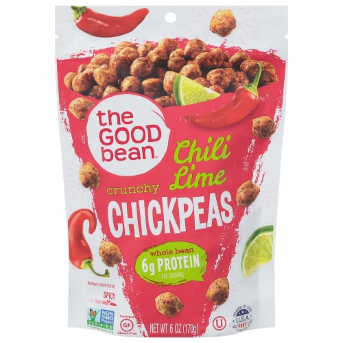 The Good Bean Smoky Chili Lime Chickpeas Perspective: front