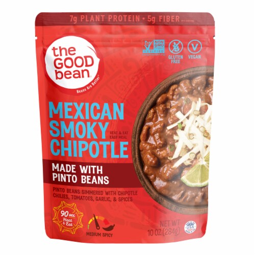 The Good Bean® Heat & Eat Mexican Smoky Chipotle Pinto Beans Perspective: front