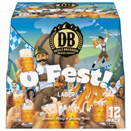 Devils Backbone Brewing Company O'Fest! Lager Perspective: front
