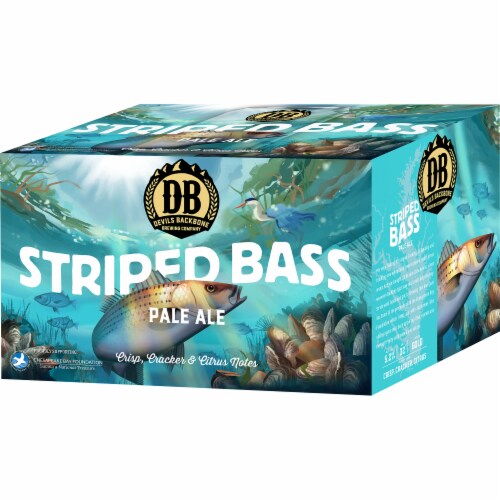 Devils Backbone Brewing Company Striped Bass Pale Ale Perspective: front