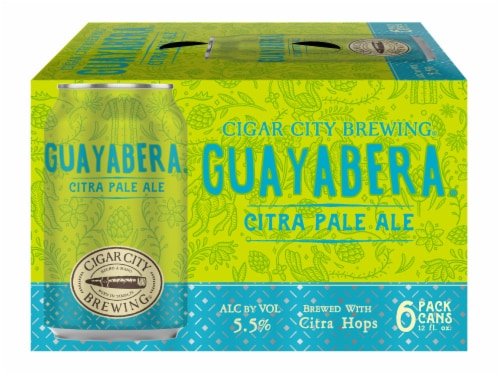 Cigar City Brewing® Guayabera Citra Pale Ale Beer Perspective: front