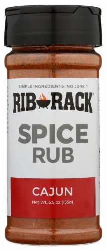Rib Rack® Cajun Spice Dry Rub Perspective: front