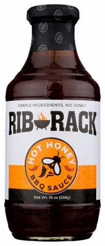 Rib Rack® Hot Honey BBQ Sauce Perspective: front