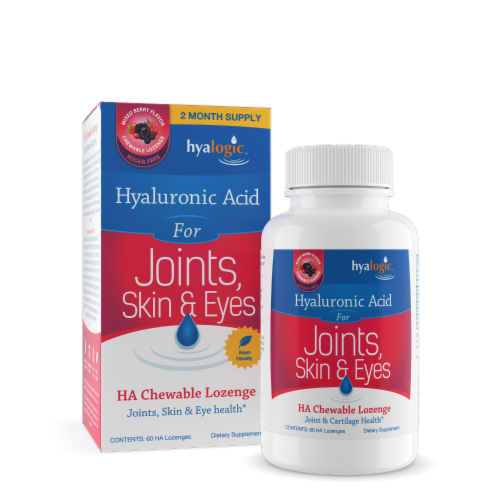 Hyaluronic Acid Lozenge 30mg Perspective: front