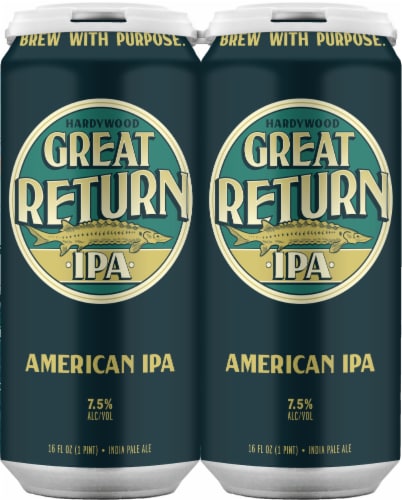 Hardywood Great Return IPA Perspective: front