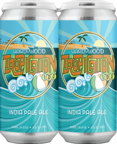 Hardywood Tropication IPA Perspective: front