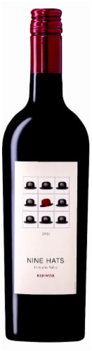 Nine Hats Red Wine Perspective: front