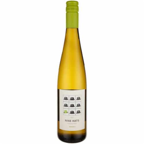 Nine Hats Riesling Washington White Wine Perspective: front