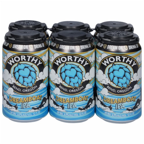 Worthy Brewing Co. Dreamboat IPA Beer Perspective: front