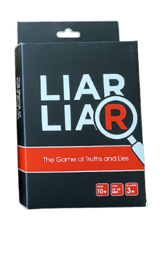 Liar Liar Card Game Perspective: front