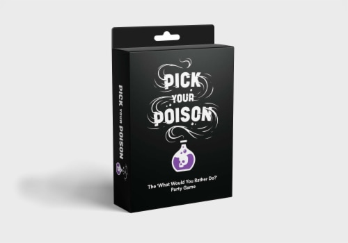 Dyce Pick Your Poison The What Would You Rather Do Party Card Game Perspective: front