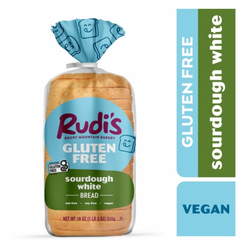 Rudi's Gluten Free Sourdough White Bread Perspective: front